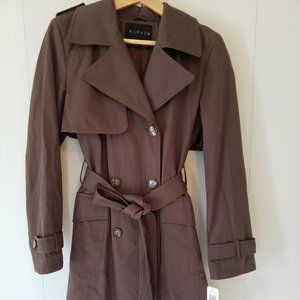 Brown trench coat by Nicole